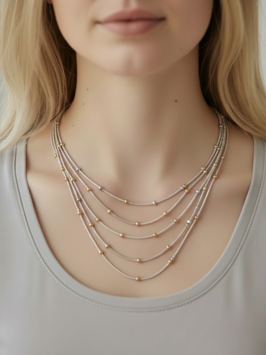 J. Crew Jewelry - 🦭 Beaded Layered Necklace